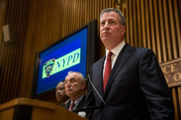 ‘De Blasio Our Backs Have Turned To You’ banner flown over NYC