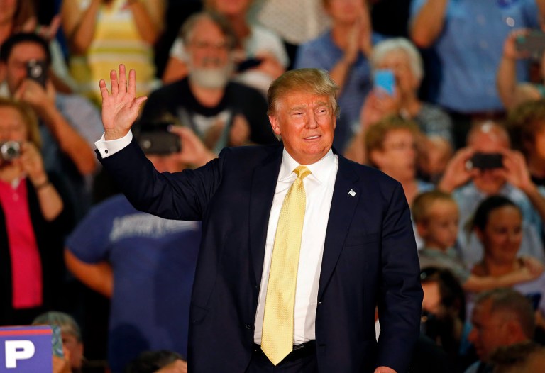 Trump changed plans to deliver the speech blasting Clinton after the Orlando attack and is seizing on the opportunity this week to regain his footing on the campaign trail. (AP Photo/Robert F. Bukaty, File)