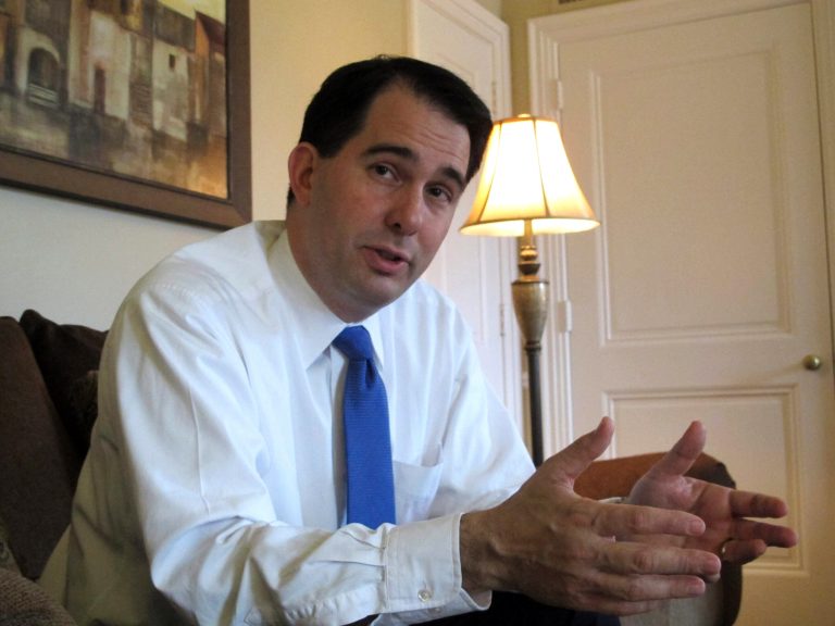 Two Wisconsin public sector unions failed to achieve re-certification Thursday, the latest sign that Gov. Scott Walker's sweeping reforms to the state's rules for public employee unions are causing workers to abandon labor organizations. (AP Photo/Scott Bauer, File)