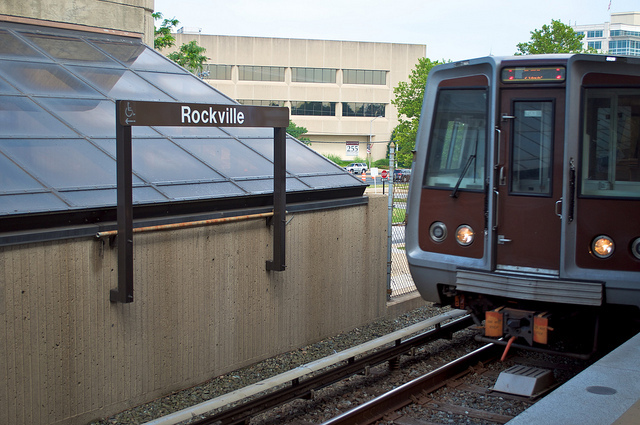 Rockville Metro station (photo by bclinesmith, used via a Creative Commons license)