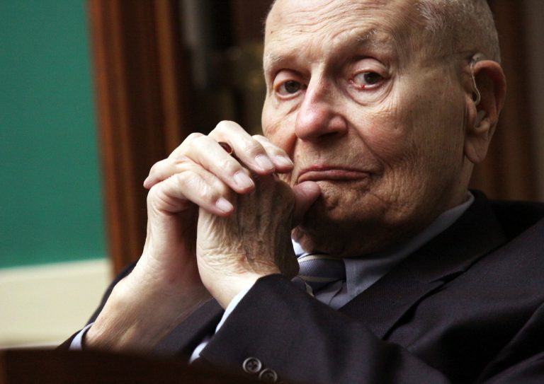 Rep. John Dingell, D-Mich., is seen on Capitol Hill in Washington. (AP Photo/Lauren Victoria Burke, File)