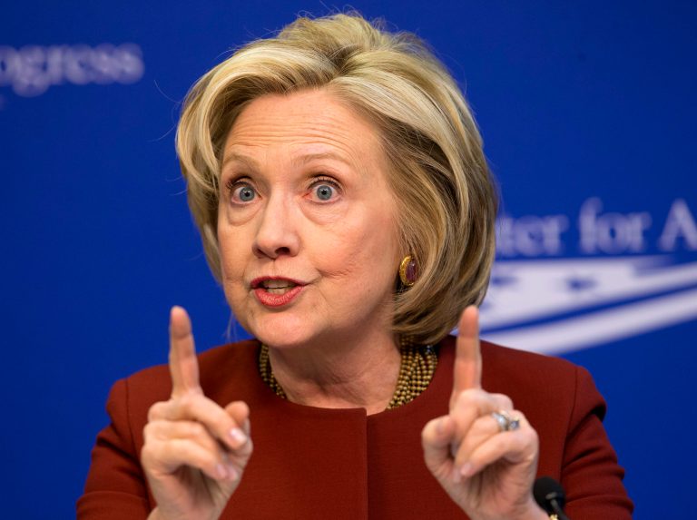 Â Should we expect candidate Clinton to feel the need to flee to a 