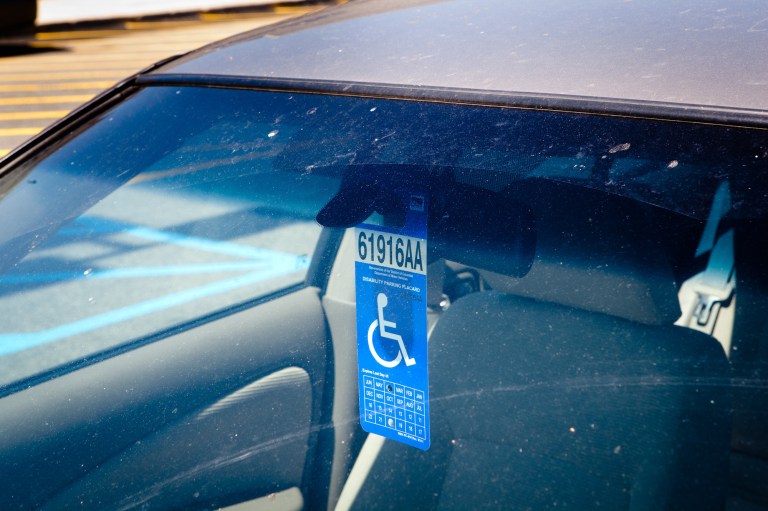 Disabled drivers in the District may soon after to pay to park at city parking meters. (Graeme Jennings/Examiner photo)