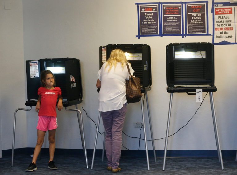 Here is how women are actually voting in the primaries. (AP Photo/Wilfredo Lee)