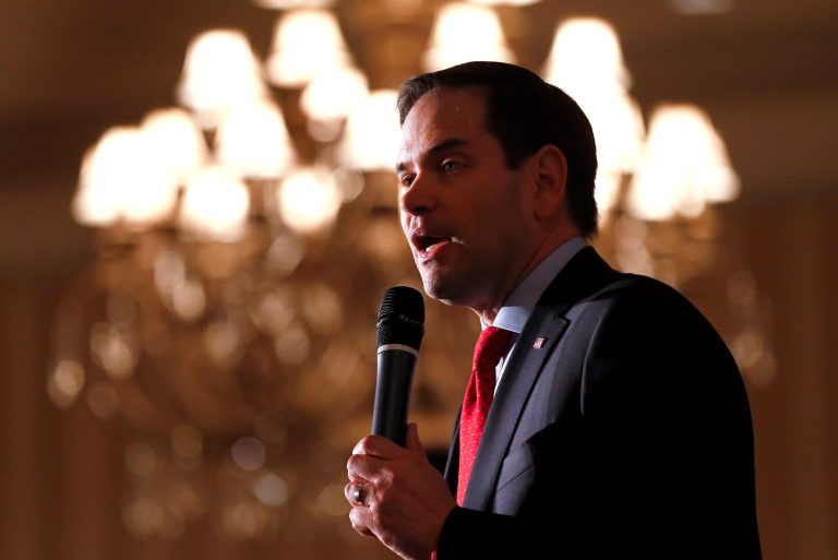 Miami Herald has endorsed Sen. Marco Rubio for president, which comes during a tough time for his campaign. (AP Photo/Paul Sancya)