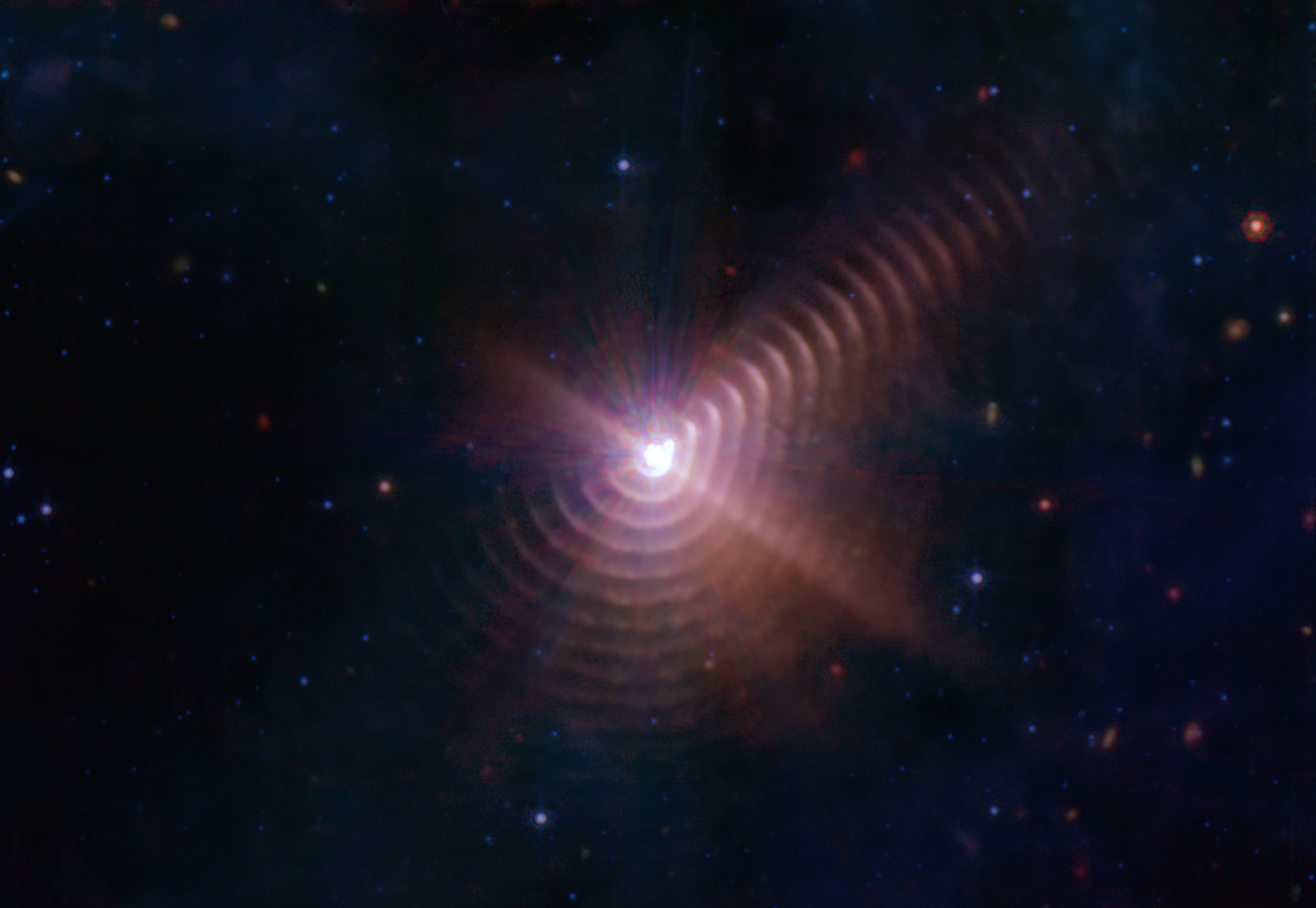 SEE IT: NASA’s Webb telescope captures pair of stars creating ‘fingerprint’ pattern