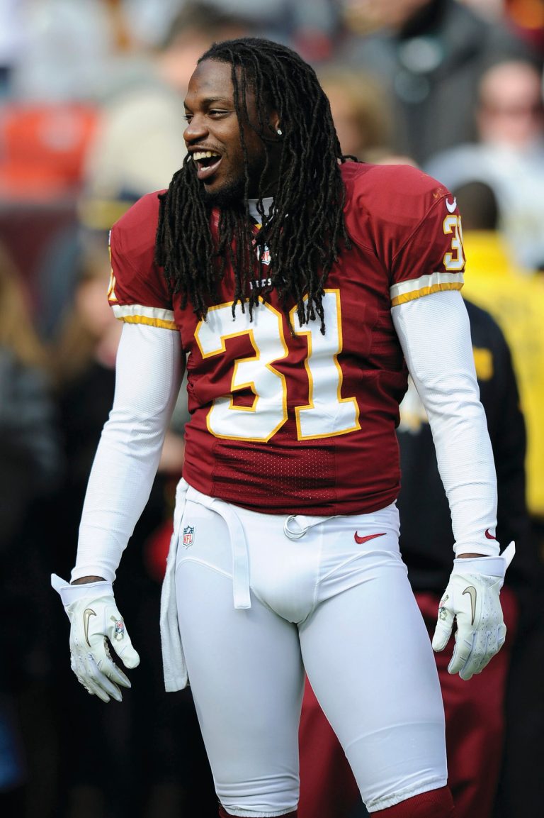 Nick Wass/AP
Safety Brandon Meriweather only played one game for the Redskins last year because of various injuries, including a torn ACL.