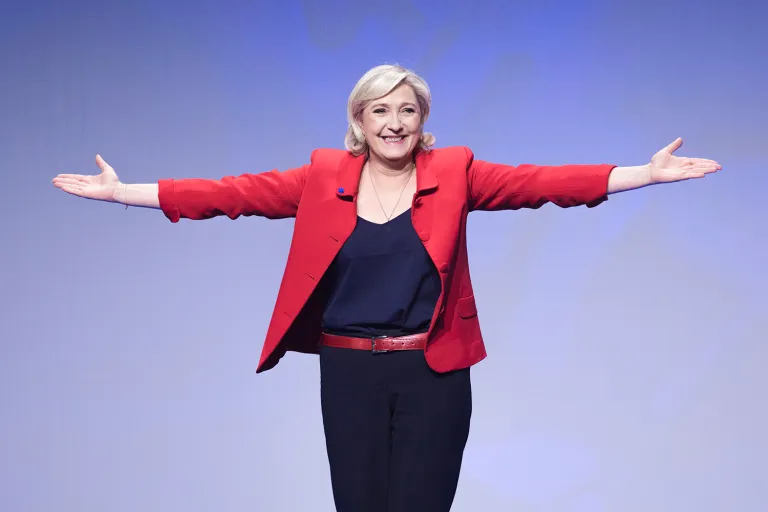 This Sunday, France will vote in the first round of its presidential election, with National Front leader Marine Le Pen one of the leading candidates. (AP Photo/Kamil Zihnioglu)