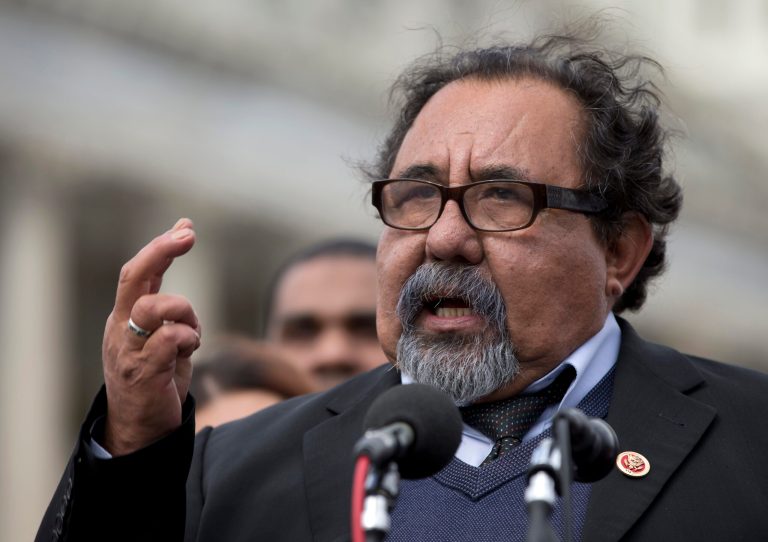 Rep. Raul M. Grijalva, D-Ariz., announced Wednesday his endorsement ofÂ Democratic presidential candidate Bernie Sanders.Â (AP Photo/Carolyn Kaster, File)