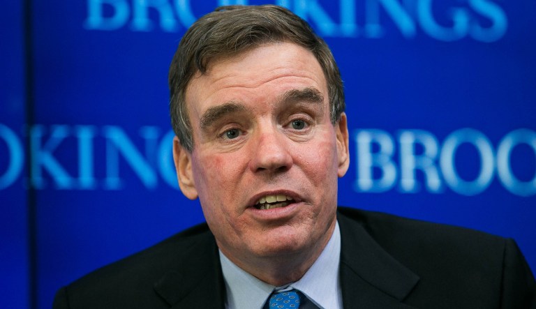 Sen. Mark Warner, D-Va., is demanding that the Department of Homeland Security give state-level officials all the information it has about foreign attempts to hack into U.S. election systems. (Graeme Jennings/Washington Examiner)