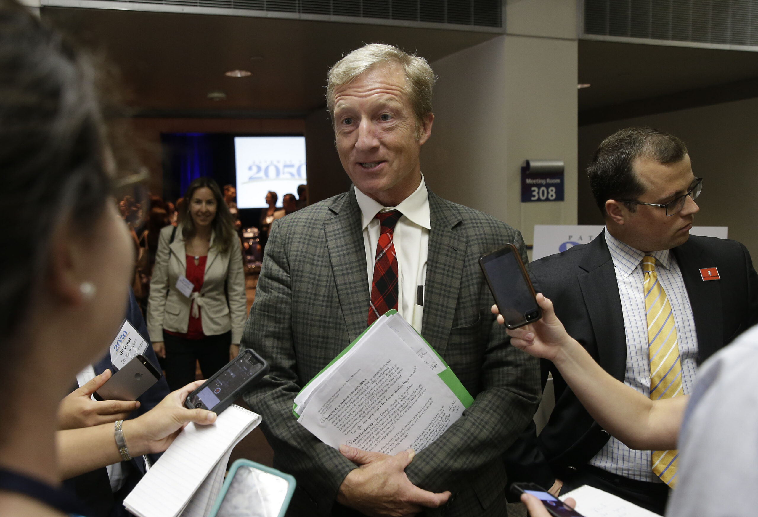 Democratic 2020 candidate Tom Steyer accuses Trump of torturing children