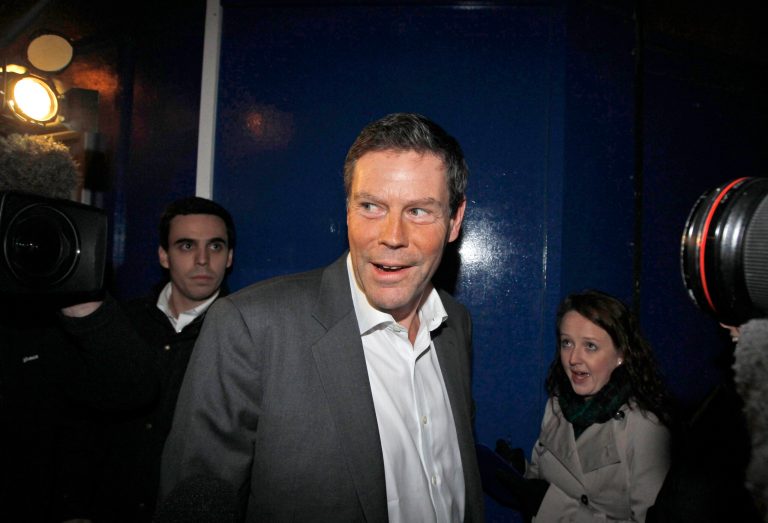   FILE - Hector Sants, CEO of Britain's Financial Services Authority (FSA), in central London, in this file photo dated Wednesday, Dec. 7, 2011. Barclays Bank has appointed the former chief of Britain's FSA financial regulator, Sants to the new role of overseeing all compliance activities worldwide, at the scandal-hit U.K. bank. (AP Photo/Lefteris Pitarakis, File)  