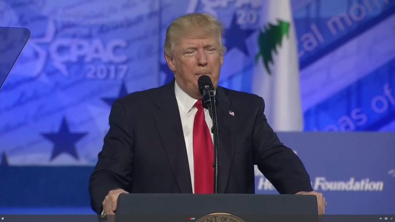 Trump said his goal is to focus on investing in the United States and American citizens before looking abroad. (Screengrab/ABC)