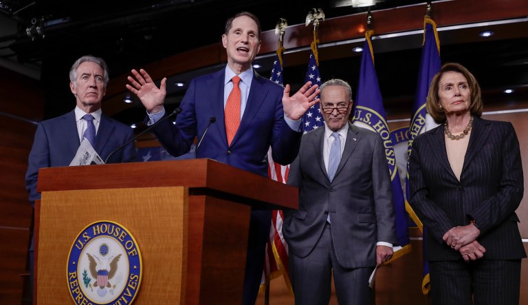 Democrats are refuting a crude, straw man argument that says if corporate rates are cut, businesses will have more money, and out of the goodness of their corporate hearts, they'll give it to workers. One only has to state the argument to know it's rubbish. It refutes itself. Of course, businesses don't have to behave that way. (AP Photo/J. Scott Applewhite)