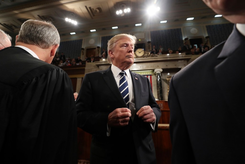 Trump leaves Russia out of the speech