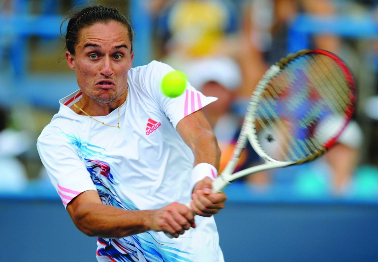 Nick Wass/AP
Alexandr Dolgopolov, of Ukraine, won for the second time on the ATP Tour on Sunday at the Citi Open tournament.