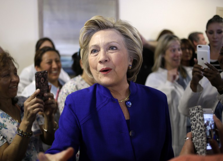 Hillary Clinton won the New York primary, breaking a losing streak against challenger Bernie Sanders. (AP Photo/Seth Wenig)