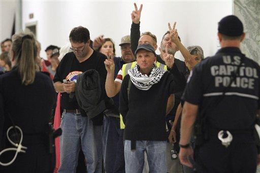 DC ‘Occupiers’ arrested on Capitol Hill