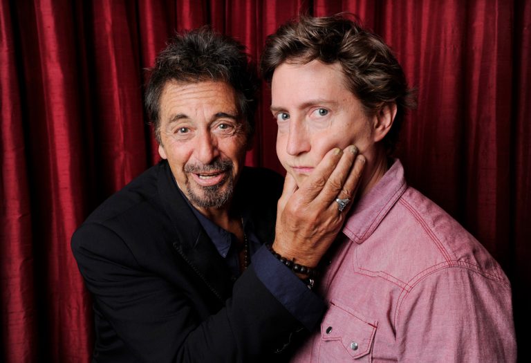 Al Pacino, left, a cast member in the film 