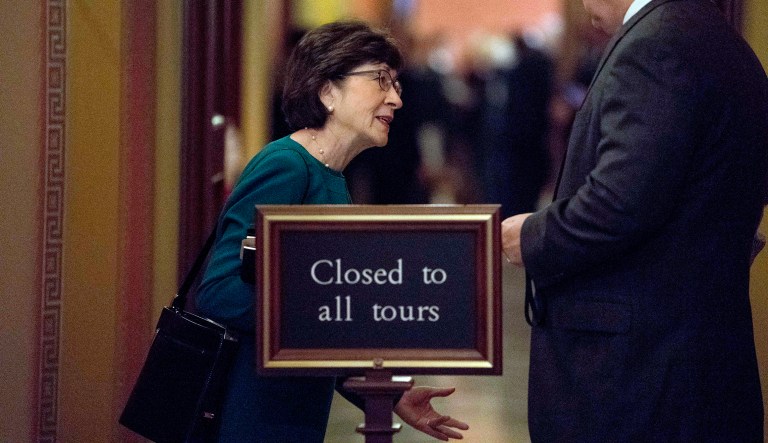 Sen. Susan Collins, R-Maine, has said she has commitments from congressional leaders that lawmakers will stabilize Obamacare. The necessary bills were part of a deal to secure Collins' vote on tax reform. (AP Photo/Andrew Harnik)