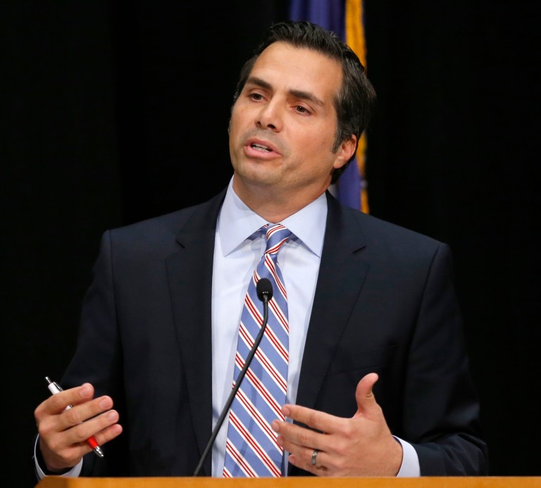 Independent Senate candidate Greg Orman of Kansas has picked up a key endorsement, with the Kansas City Star's editorial board giving him the nod over Republican Sen. Pat Roberts in a tight race.Â (AP Photo/Orlin Wagner)