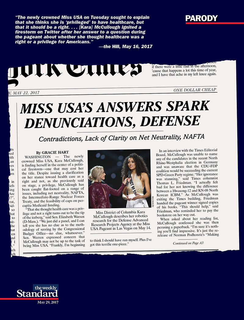 Grilling Miss USA