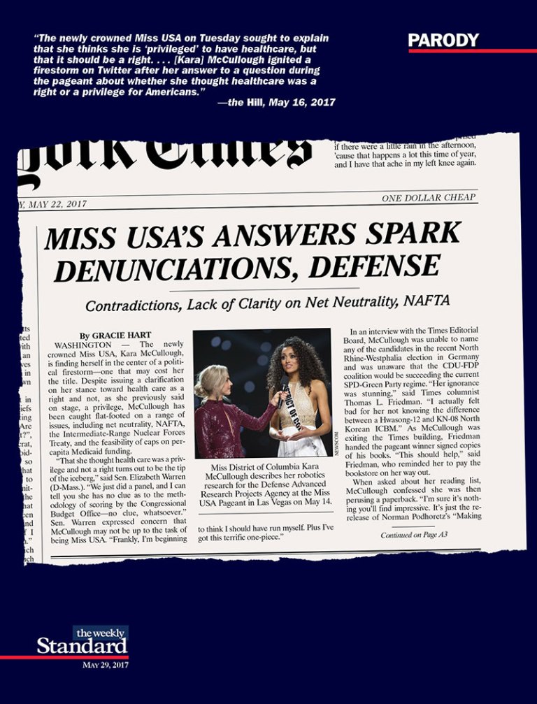 Grilling Miss USA