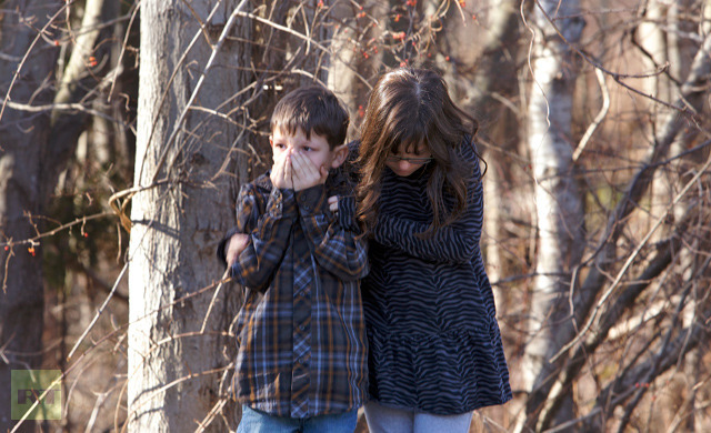 Gun control activists turn bloody with graphic details of Sandy Hook