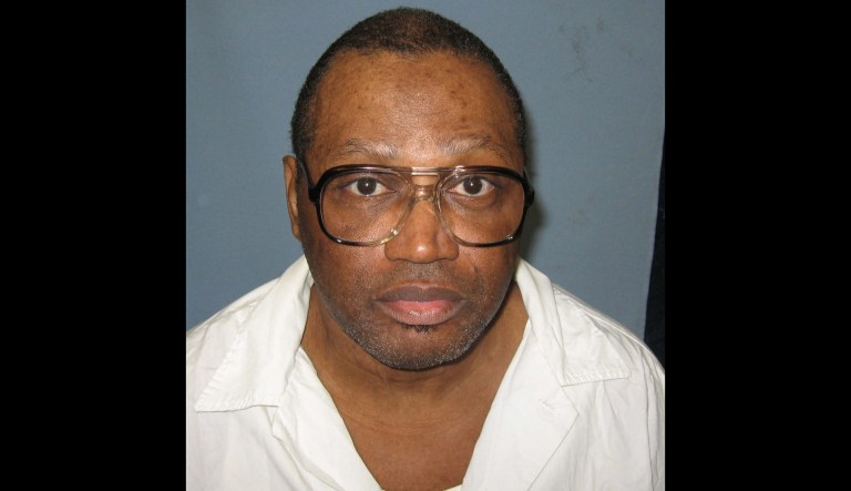 This undated file photo provided by the Alabama Department of Corrections shows a police mug shot of Vernon Madison, who is scheduled to be executed for the 1985 murder of Mobile police officer Julius Schulte. (Alabama Department of Corrections, via AP, File)
