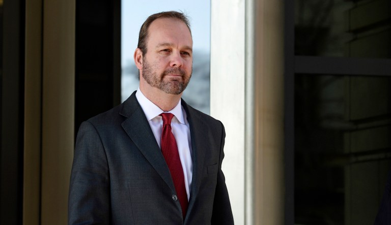Both Robert Gates and Paul Manafort were charged by Mueller as part of his broad investigation into Russian meddling in the 2016 presidential election and possible collusion with the Trump campaign, and have pleaded not guilty to all charges. (AP Photo/Susan Walsh)
