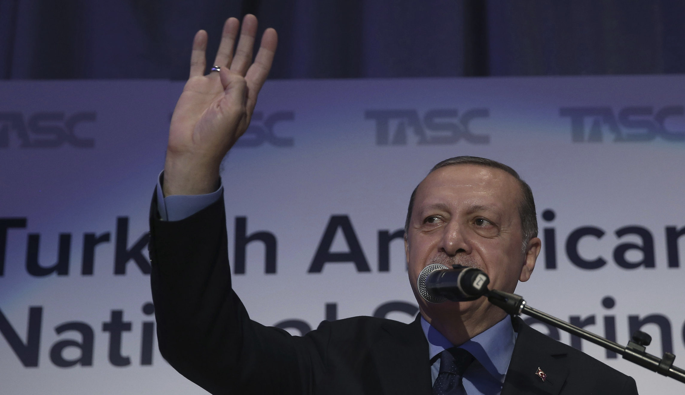 Violence erupts during Turkish President Recep Tayyip Erdogan’s speech in New York