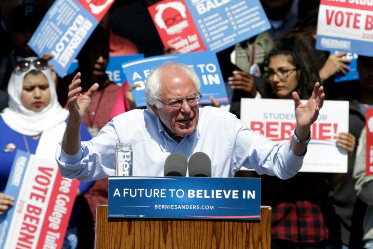 Mark Ceraso reportedly disagreed with Bernie Sanders' strategy to win California, advocating for more investments on field and digital organizing than on television ads, according to Politico. (AP Photo)
