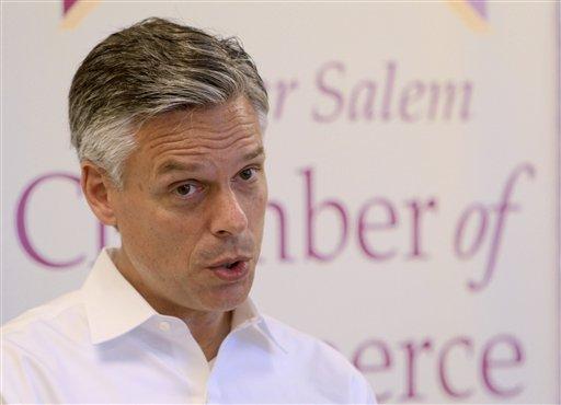 Huntsman stands by his man