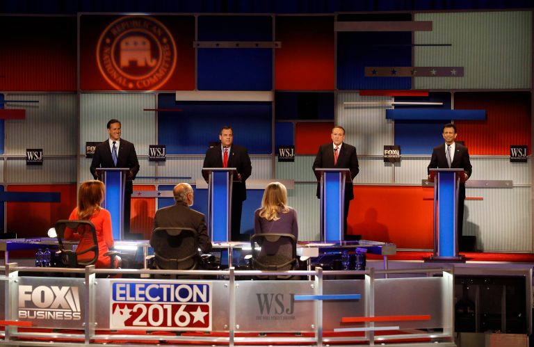 Media sponsors of presidential debates could find themselves facing more FEC regulation. (AP Photo/Morry Gash)
