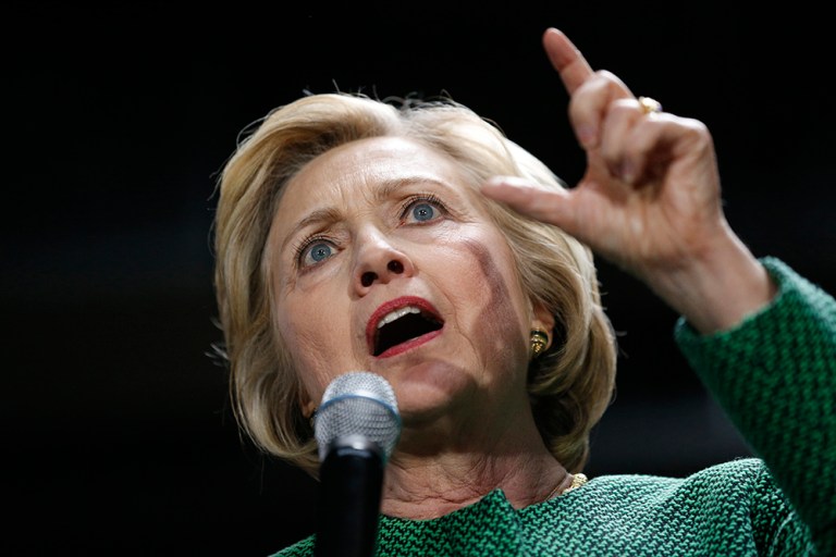 In all likelihood, Clinton will accept the nomination while looking out at more than 1,000 delegates who passionately campaigned against her and need to be brought back inside the tent for November. (AP Photo/Patrick Semansky)