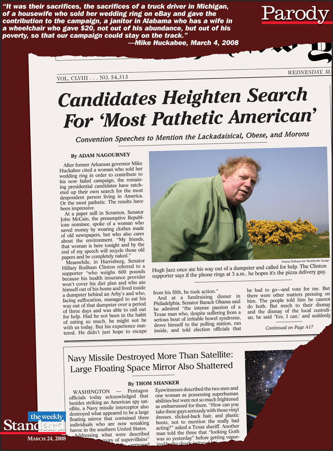 Searching for America’s most pathetic citizen