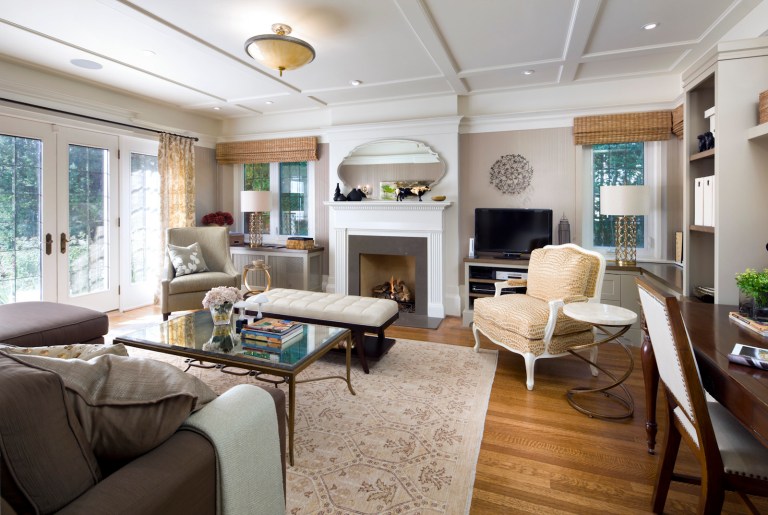 Space-saving solutions and cutting-edge equipment, combined with just the right emphasis on tradition, brought this living room into the modern age. (SHNS photo courtesy HGTV)