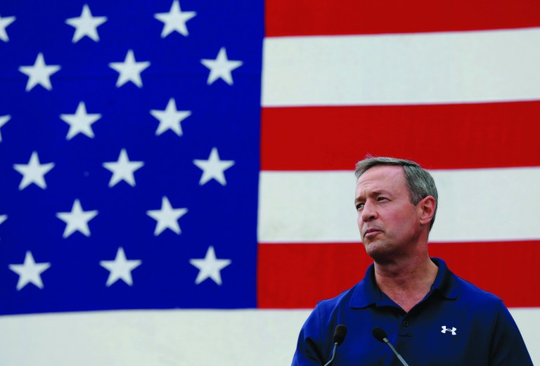 Charlie Neibergall/AP file
More than half of Maryland's residents think Gov. Martin O'Malley should stay out of the presidential race in 2016, according to a new poll.