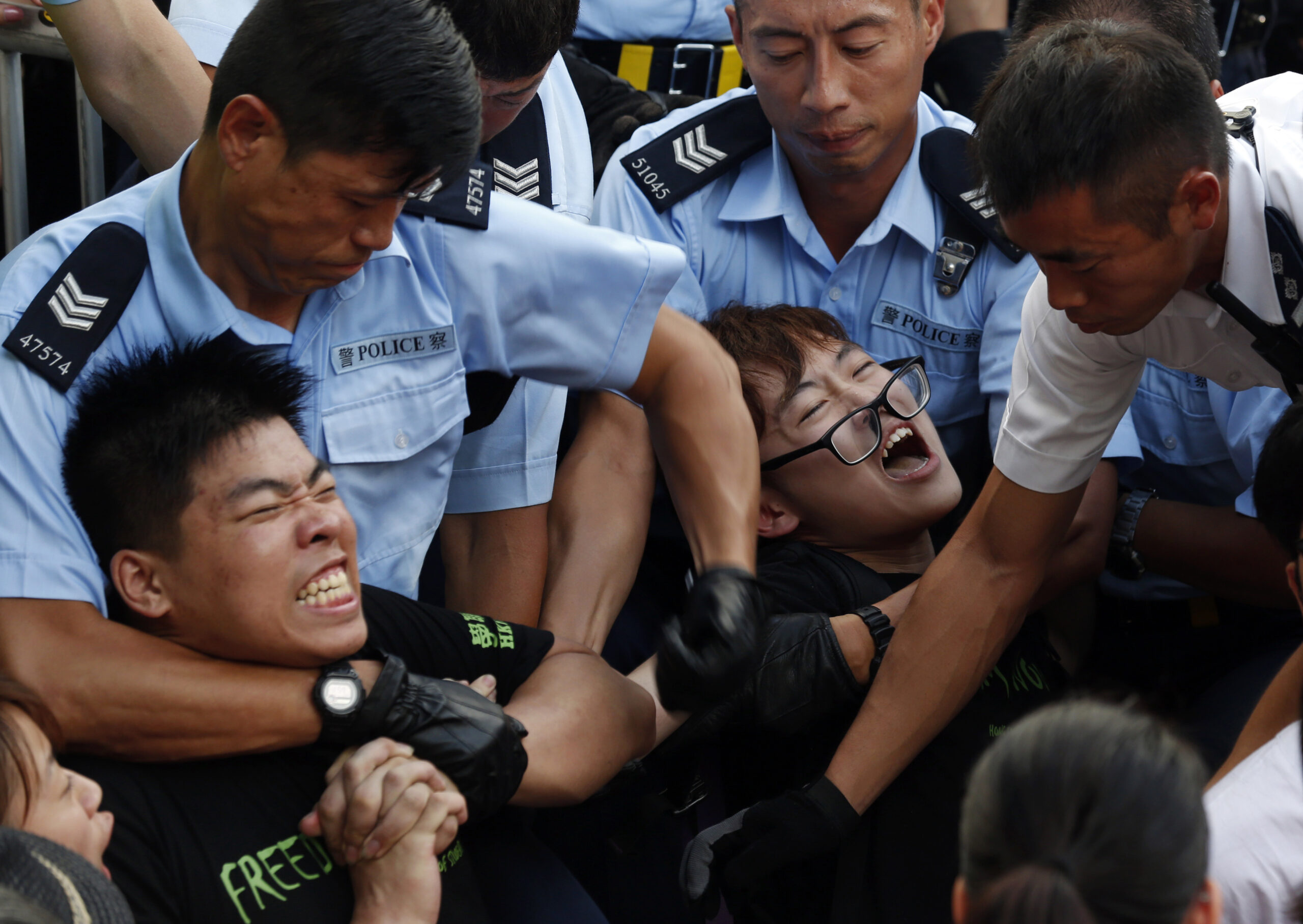 Messy protest shows rising HK fears about China