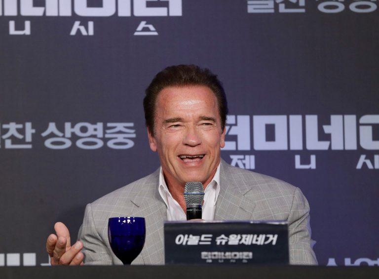 The political rise of Arnold Schwarzenegger, also a vastly wealthy household name who had never sought political office, is still striking compared to that of Donald Trump. (AP Photo)Â 