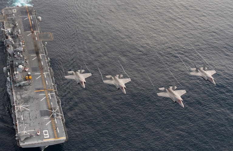 The F-35 Joint Program Office announced the cost per jet for the latest production contract with Lockheed Martin. (U.S. Navy photo by Andy Wolfe/Released)
