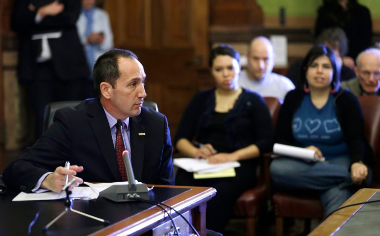 The Trump administration announced Friday its intention to nominate Paul Trombino III of Wisconsin to be the administrator of the Federal Highway Administration. (AP Photo/Charlie Neibergall)