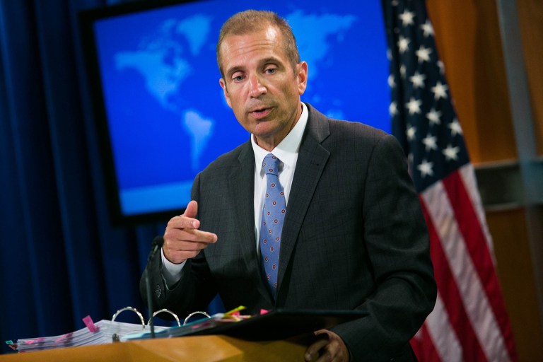 State Department's deputy spokesman Mark Toner said Friday it had no knowledge of what emails might have prompted the FBI to reopen it's investigation of Hillary Clinton and her private email server. (Graeme Jennings/Examiner)
