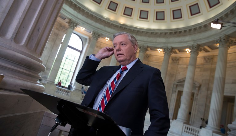 The bill was pulled after three Republican senators, Sens. Rand Paul, John McCain, and Susan Collins, announced they were against it. (AP Photo/J. Scott Applewhite)
