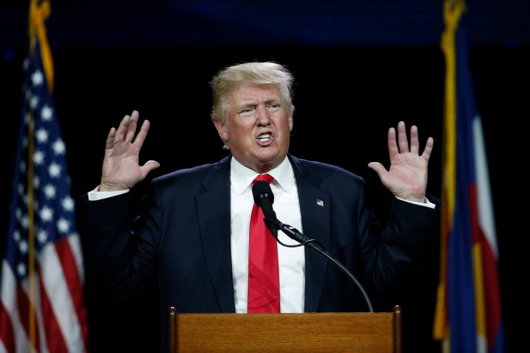 Tweets that the media are generating controversy over 'a Sheriff's Star, or plain star.' (AP Photo/David Zalubowski)