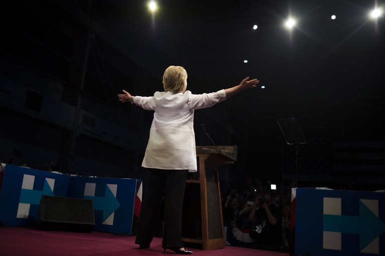 Hillary Clinton's path to her current heights should be seen as a cautionary tale of the corrupting nature of power and ambition. (John Taggart/Bloomberg)