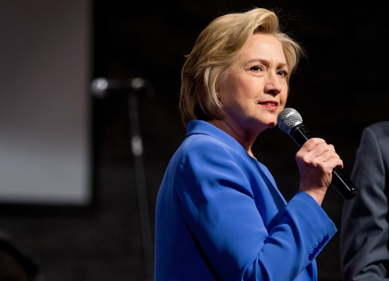 The New York Times encouraged Hillary Clinton to make 
