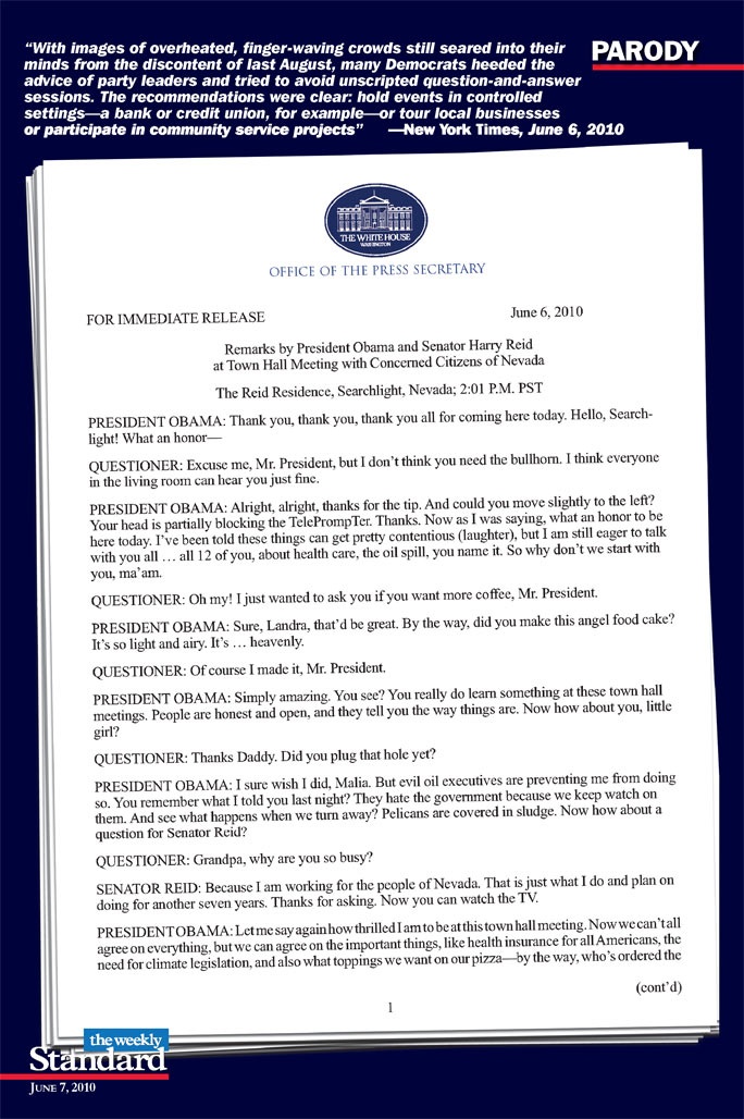 The President’s Town Hall