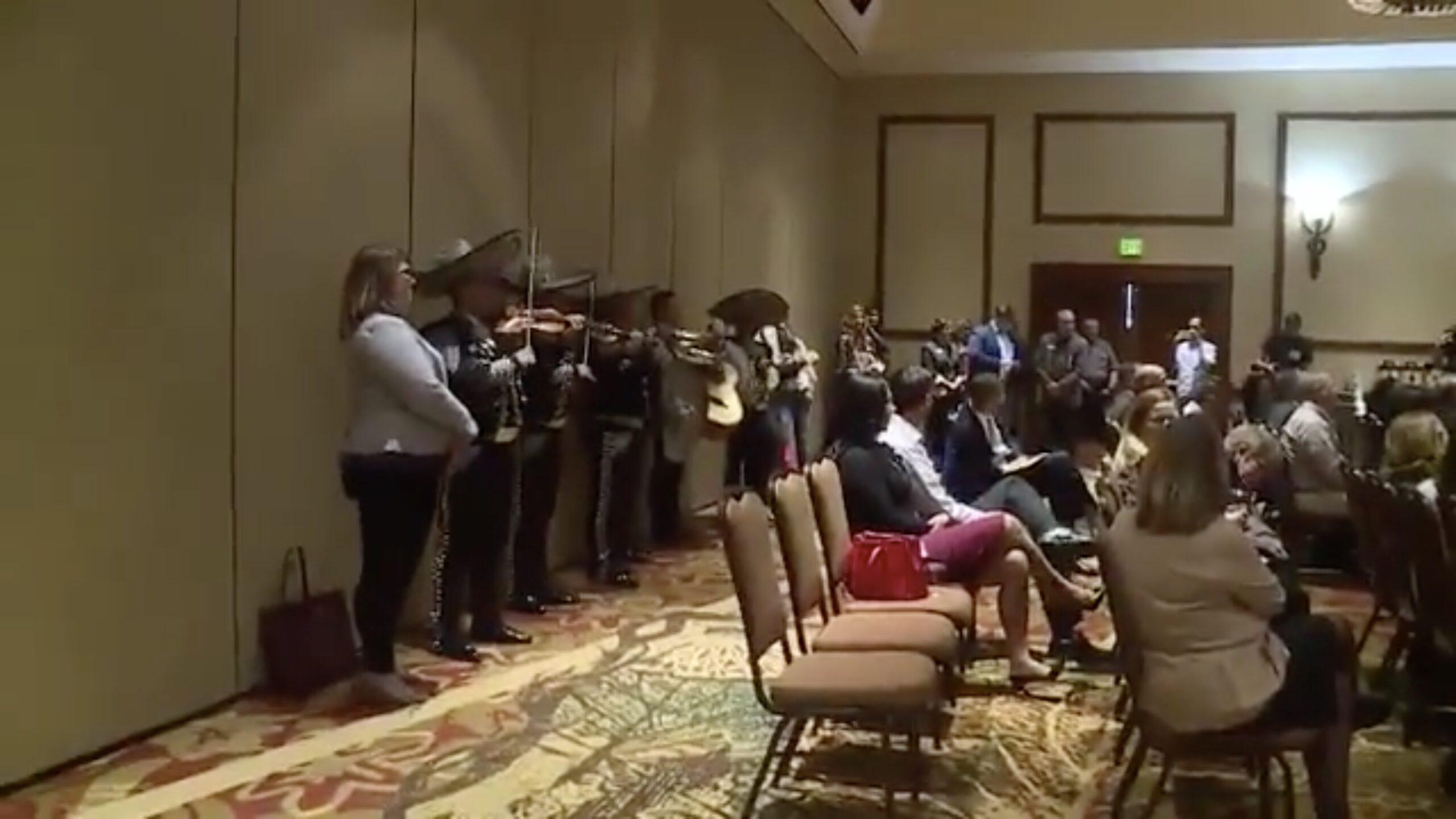 Mariachi band interrupts meeting with Colorado Sen. Cory Gardner