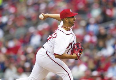 Evan Vucci/AP
After struggling in his season debut, Nats starter Gio Gonzalez has allowed four hits and no runs in his last two starts.